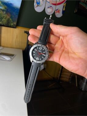 Croton Sea Diver Watch 20 ATM Stainless Steel CA301203